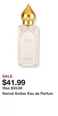 Ulta Beauty Nemat Amber Eau de Parfum offer