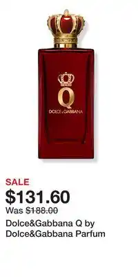 Ulta Beauty Dolce&Gabbana Q by Dolce&Gabbana Parfum offer