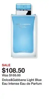 Ulta Beauty Dolce&Gabbana Light Blue Eau Intense Eau de Parfum offer
