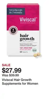 Ulta Beauty Viviscal Hair Growth Supplements for Women offer