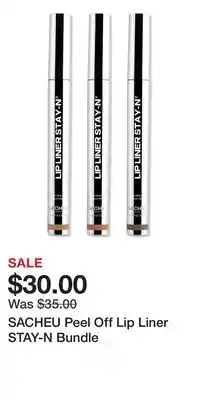 Ulta Beauty SACHEU Peel Off Lip Liner STAY-N Bundle offer