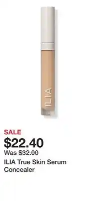 Ulta Beauty ILIA True Skin Serum Concealer offer