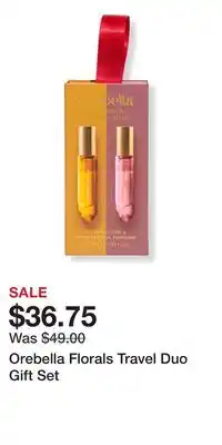 Ulta Beauty Orebella Florals Travel Duo Gift Set offer