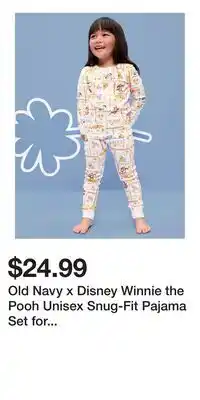 Old Navy Old Navy x Disney Winnie the Pooh Unisex Snug-Fit Pajama Set for Toddler & Baby offer