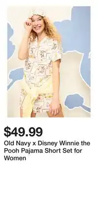 Old Navy Old Navy x Disney Winnie the Pooh Pajama Short Set for Women offer
