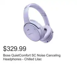 Costco Bose QuietComfort SC Noise Canceling Headphones - Chilled Lilac offer