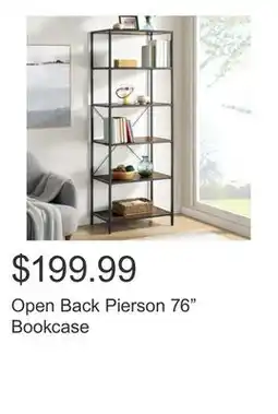 Costco Open Back Pierson 76 Bookcase offer