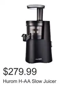 Costco Hurom H-AA Slow Juicer offer