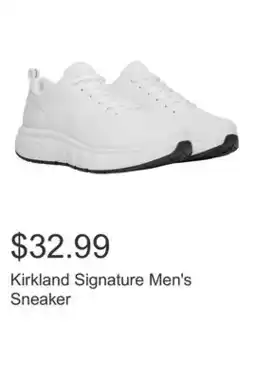 Costco Kirkland Signature Men's Sneaker offer
