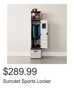 Costco Suncast Sports Locker offer