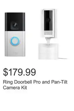 Costco Ring Doorbell Pro and Pan-Tilt Camera Kit offer