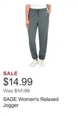 Costco SAGE Women's Relaxed Jogger offer