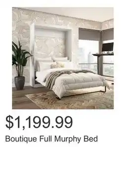 Costco Boutique Full Murphy Bed offer