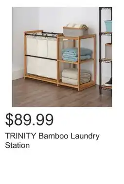 Costco TRINITY Bamboo Laundry Station offer