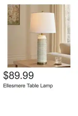 Costco Ellesmere Table Lamp offer
