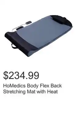 Costco HoMedics Body Flex Back Stretching Mat with Heat offer