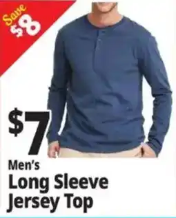 Ocean State Job Lot Men's Long Sleeve Jersey Top offer