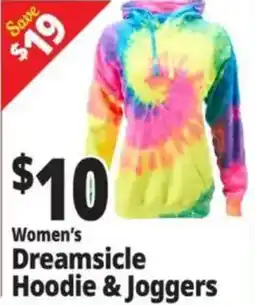Ocean State Job Lot Women's Dreamsicle Hoodie & Joggers offer