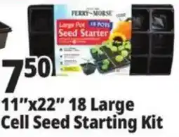 Ocean State Job Lot 18 Large Cell Seed Starting Kit offer