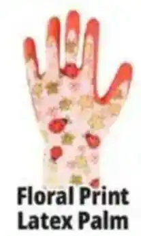 Ocean State Job Lot Floral Print Latex Palm offer