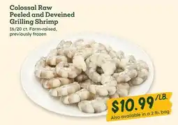 Sprouts Farmers Market Colossal Raw Peeled and Deveined Grilling Shrimp offer