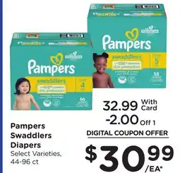 Ralphs Pampers Swaddlers Diapers offer