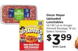 Ralphs Oscar Mayer Uploaded Lunchables offer