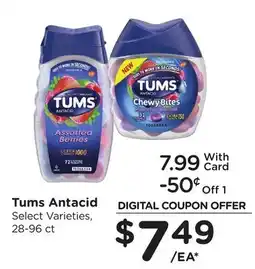 Ralphs Tums Antacid offer