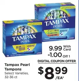 Ralphs Tampax Pearl Tampons offer