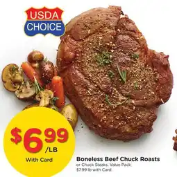 Ralphs Boneless Beef Chuck Roasts offer