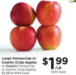 Ralphs Large Honeycrisp or Cosmic Crisp Apples offer