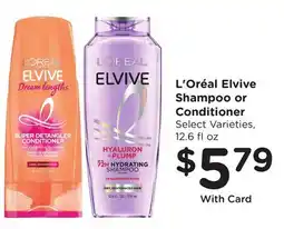 Ralphs L' Oréal Elvive Shampoo or Conditioner offer