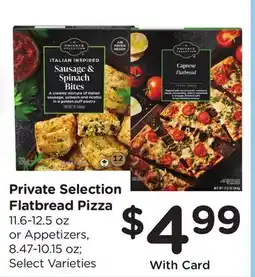 Ralphs Private Selection Flatbread Pizza offer