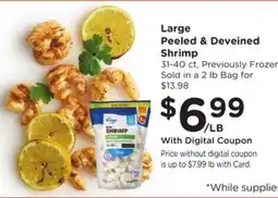 Ralphs Large Peeled & Deveined Shrimp offer