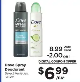 Ralphs Dove Spray Deodorant offer