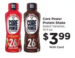 Ralphs Core Power Protein Shake offer