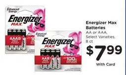 Ralphs Energizer Max Batteries offer