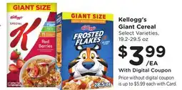 Ralphs Kellogg's Giant Cereal offer