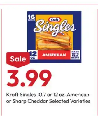 Stater Bros Kraft Singles offer