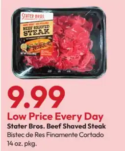 Stater Bros Stater Bros. Beef Shaved Steak offer