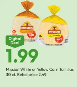 Stater Bros Mission White or Yellow Corn Tortillas offer