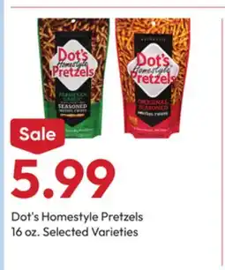 Stater Bros Dot's Homestyle Pretzels offer