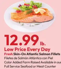 Stater Bros Skin-On Atlantic Salmon Fillets offer