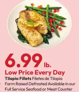 Stater Bros Tilapia Fillets offer