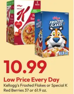 Stater Bros Kellogg's Frosted Flakes or Special K Red Berries offer