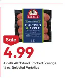 Stater Bros Aidells All Natural Smoked Sausage offer