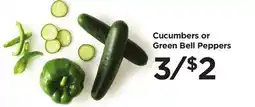 Food 4 Less Cucumbers or Green Bell Peppers offer