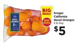 Food 4 Less Kroger California Navel Oranges offer