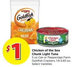 Food 4 Less Chicken of the Sea Chunk Light Tuna offer