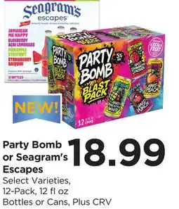 Food 4 Less Party Bomb or Seagram's Escapes offer